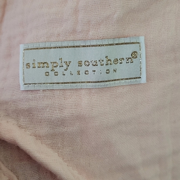 Simply Southern Collection Super Soft Colorblock Button Blouse - Picture 5 of 8